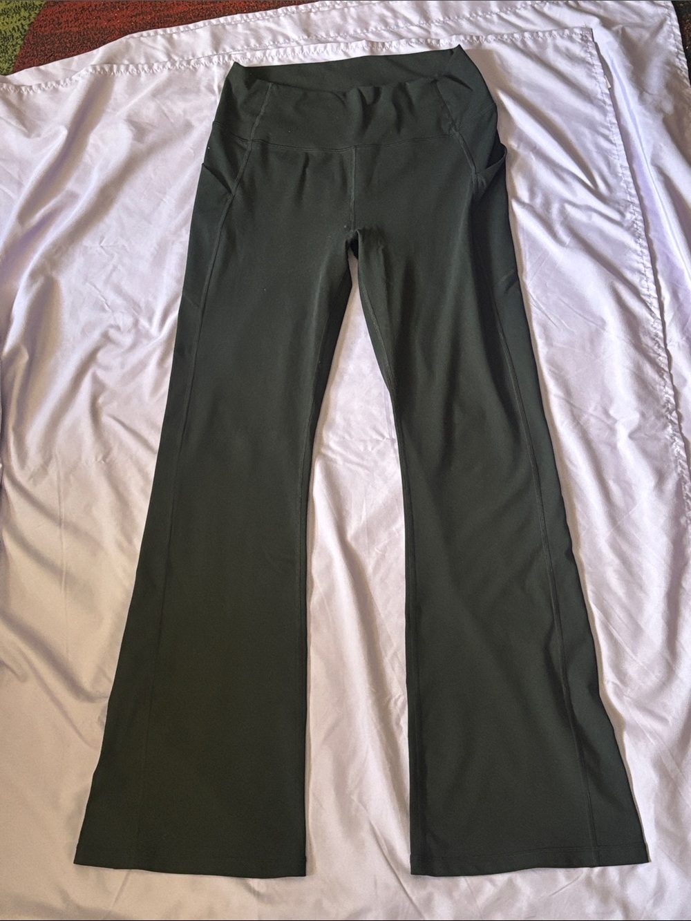 Fabletics PureLuxe High Waisted Black TLC Kick Flare